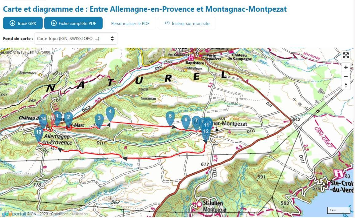 Le Petit Grillo - Gite proche des gorges du Verdon Allemagne-en-Provence Extérieur photo